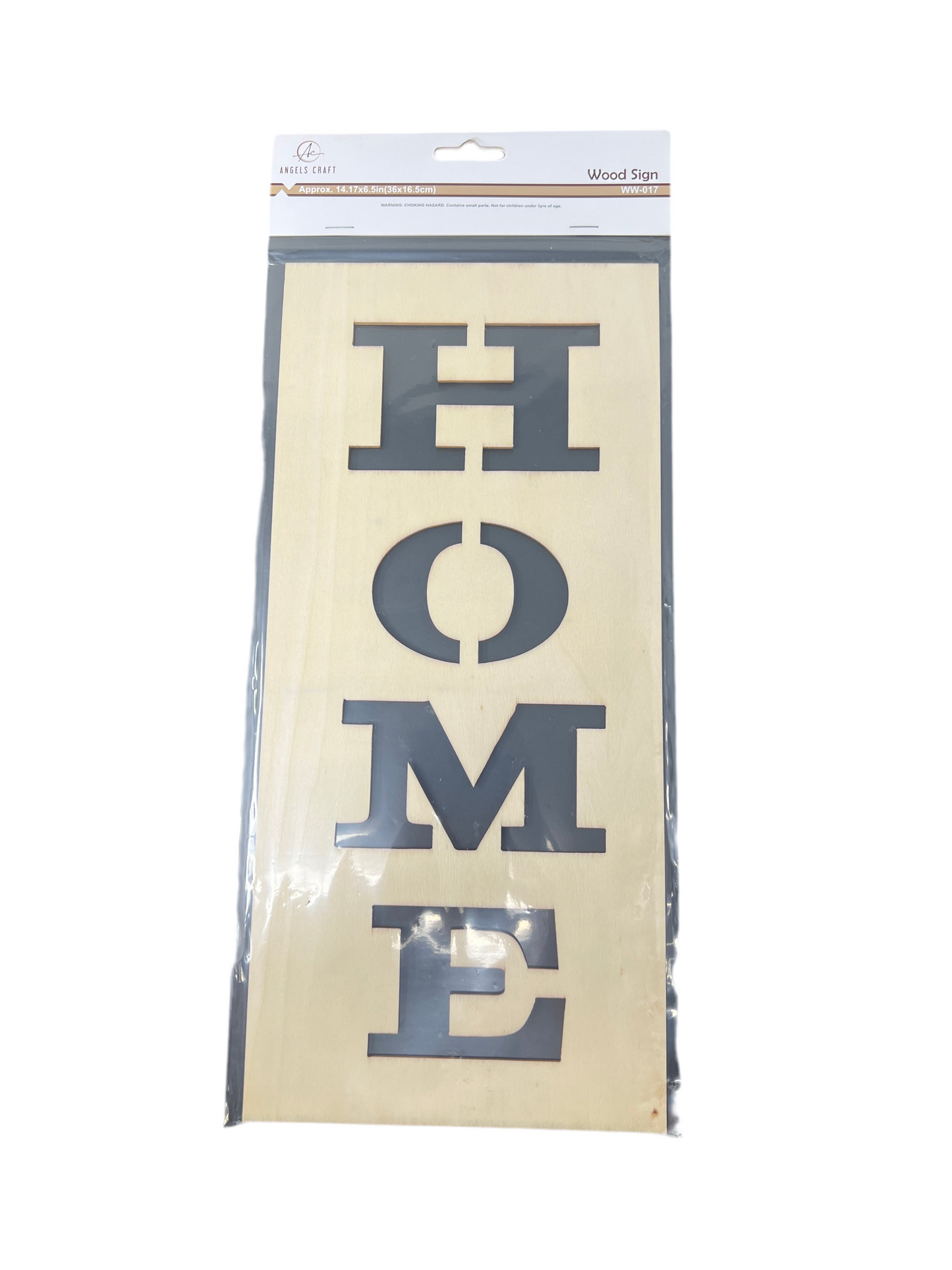 WOOD PLAQUE SIGN HOME