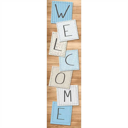 A CLOSE-KNIT CLASS WELCOME VERTICAL BANNER