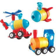 1-2-3 BUILD IT! ROCKET-TRAIN-HELICOPTER