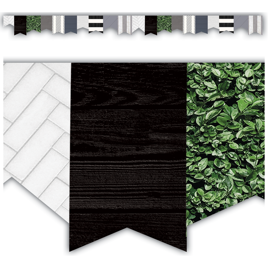 MODERN FARMHOUSE PENNANTS DIE-CUT BORDER