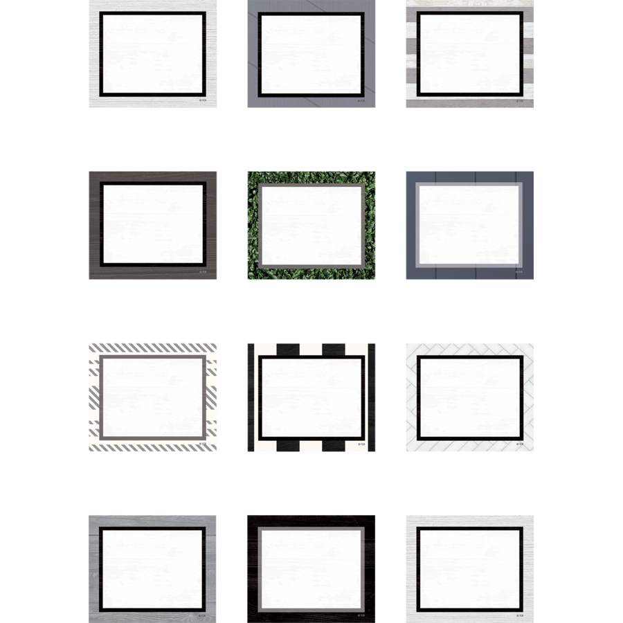 MODERN FARMHOUSE BLANK CARDS MINI ACCENTS