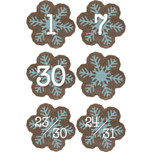 HOME SWEET CLASSROOM SNOWFLAKE CALENDAR DAYS