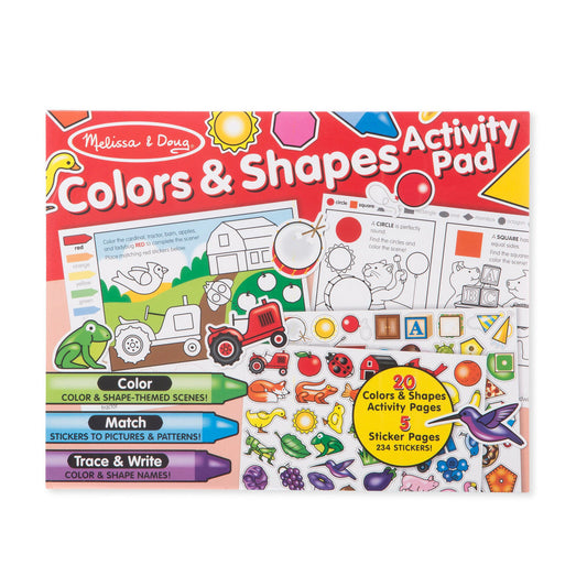 COLORS & SHAPES ACTIVITY PAD