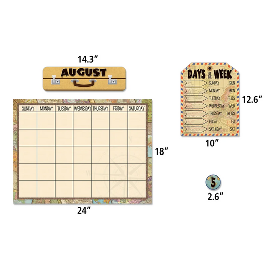 TRAVEL THE MAP CALENDAR BULLETIN BOARD