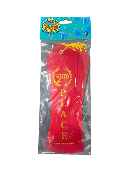 2ND PLACE WINNER RIBBONS