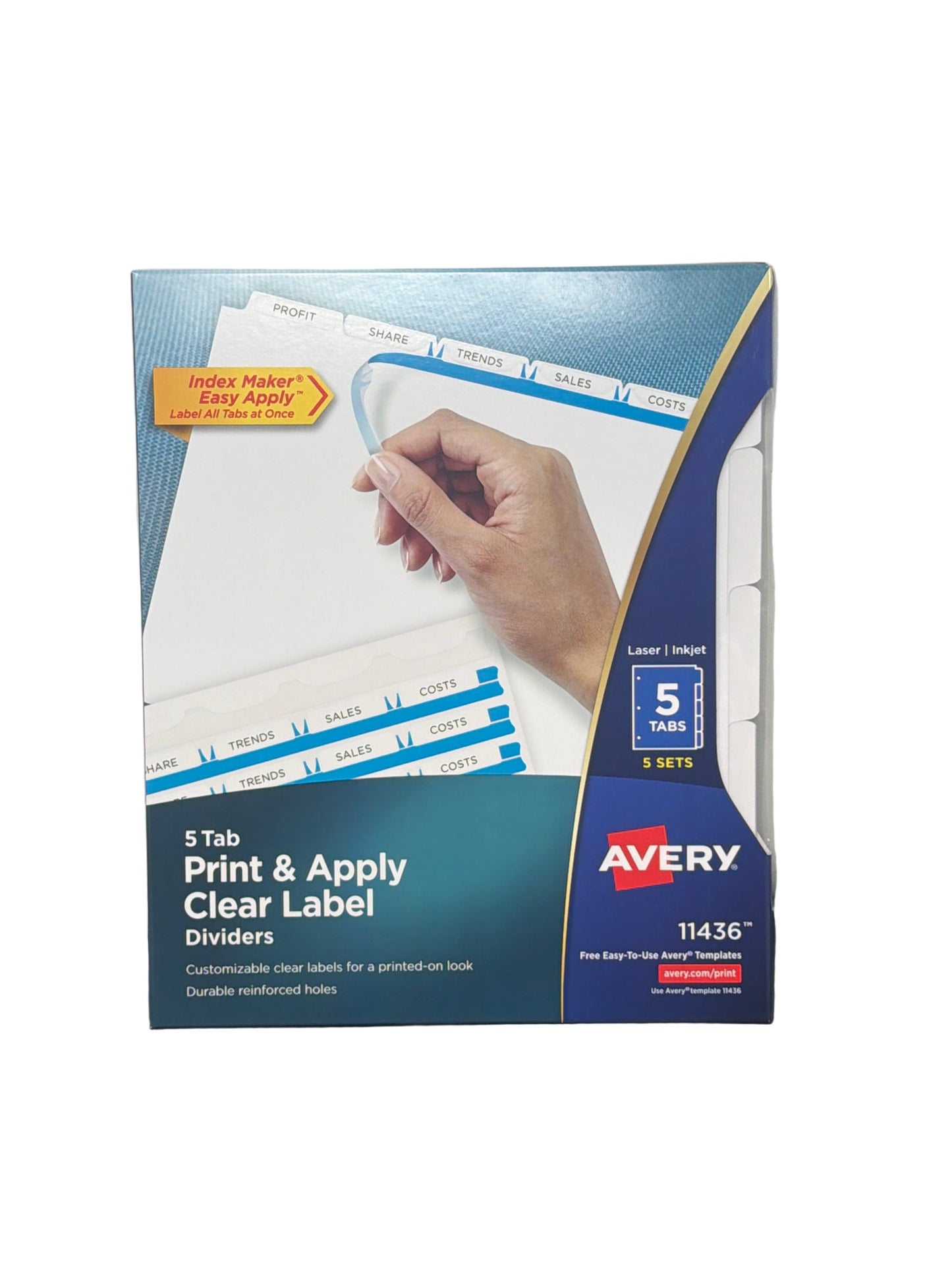 AV Index Maker Tabs 5