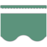 EUCALYPTUS GREEN SCALLOPED BORDER
