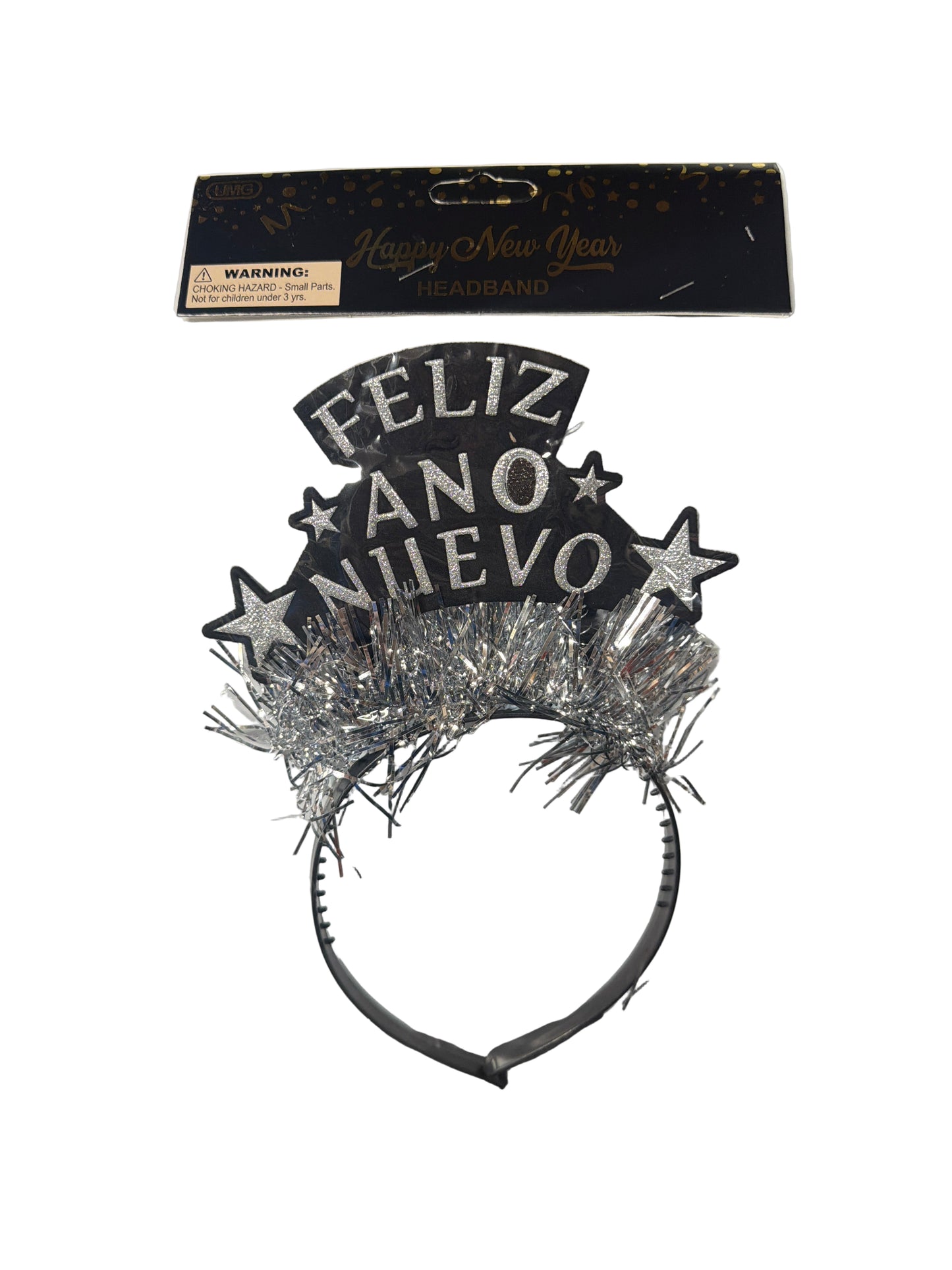 HEADBAND FELIZ AÑO NUEVO SILVER