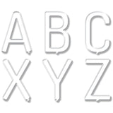 WHITE LETTER BOARD 2" STICKERS UPPER 133 STICKERS