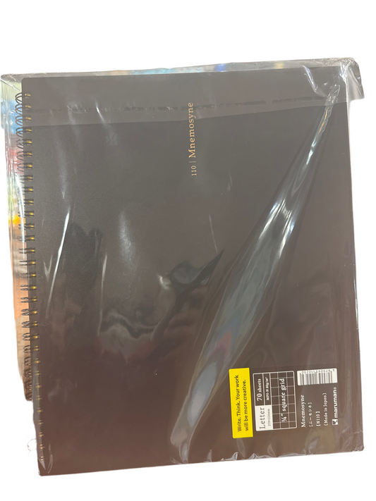 Letter N110 Notebook Grid (1/4 square)