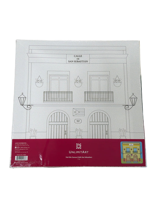 10x10in Canvas (Calle San Sebastian)