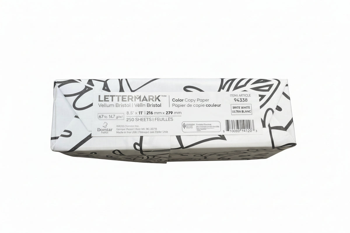 Cartulina Blanca | Carta | 67 LB | pq. 250 – imagen 2 - JA Riollano