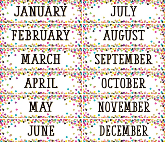 CONFETTI MONTHLY HEADLINERS