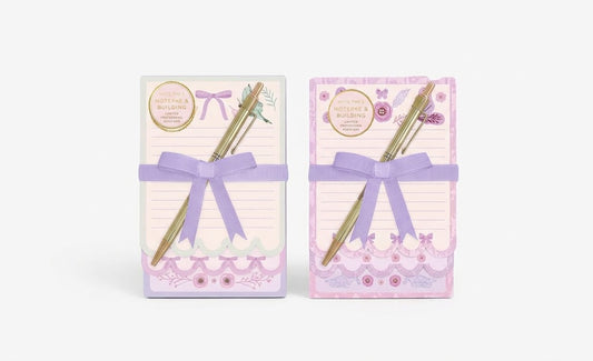 Triple Stack Pad W Pen Set Asst Gift Set Pad 100sheets Each Pad