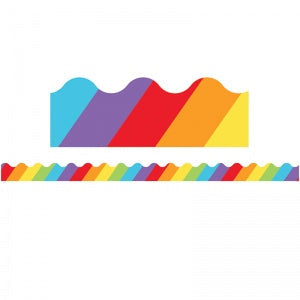 BORDER SCALLOPED BIG RAINBOW