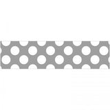 BORDE STRAIGHT GRAY WITH POLKA DOTS