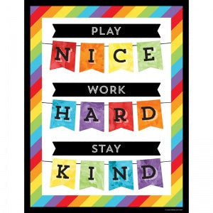 PLAY NICE WORK HARD CHART