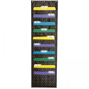 STORAGE GOLD ARROWS POCKET CHART 10 POCKET