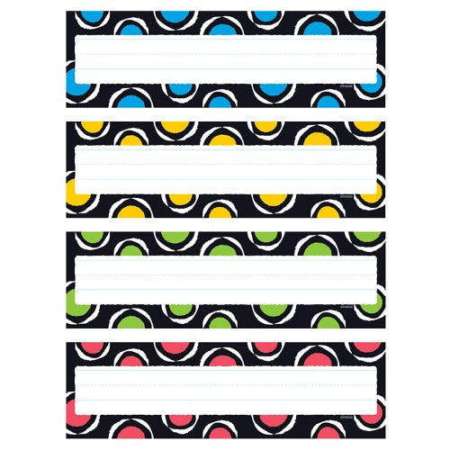 BOLD STROKES CIRCLES NAME PLATES