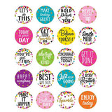 CONFETTI WORDS INSPIRE STICKER 120 STICKERS 3585