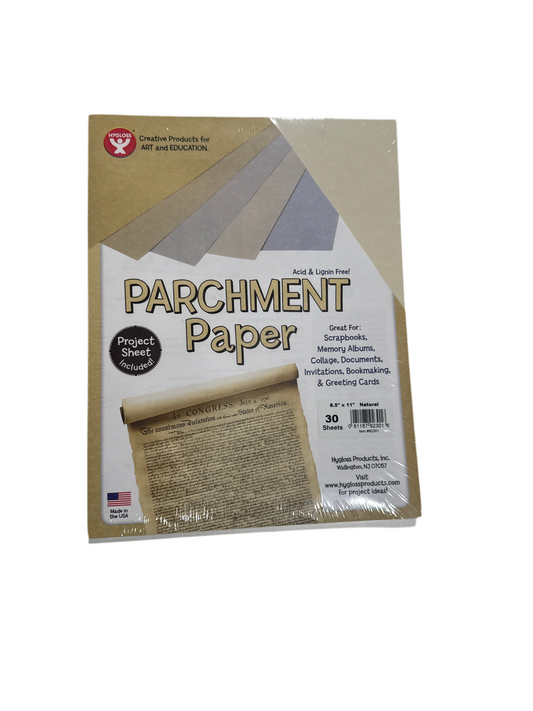 PARCHMENT PAPER NATURAL 8.5X11 30 SHEETS
