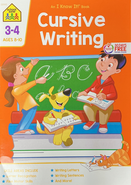 CURSIVE WRITING BOOK GRADES 3-4