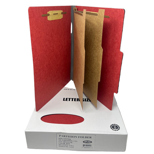 2 PARTITION FOLDER RED LETTER BOX/15