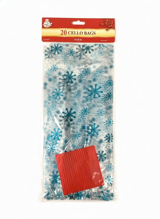 CELLO CANDY BAGS 20CT 11x5IN 2 ASTD
