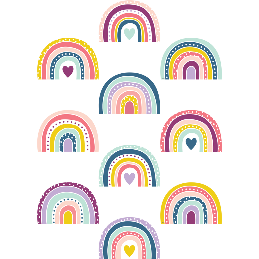 OH HAPPY DAY RAINBOWS ACCENTS