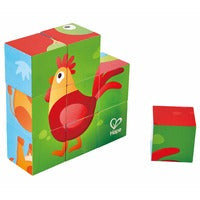 FARM ANIMAL BLOCK PUZZLE 9PCS