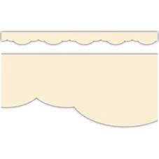 CREME BRULEE FANCY SCALLOPS BORDER TRIM