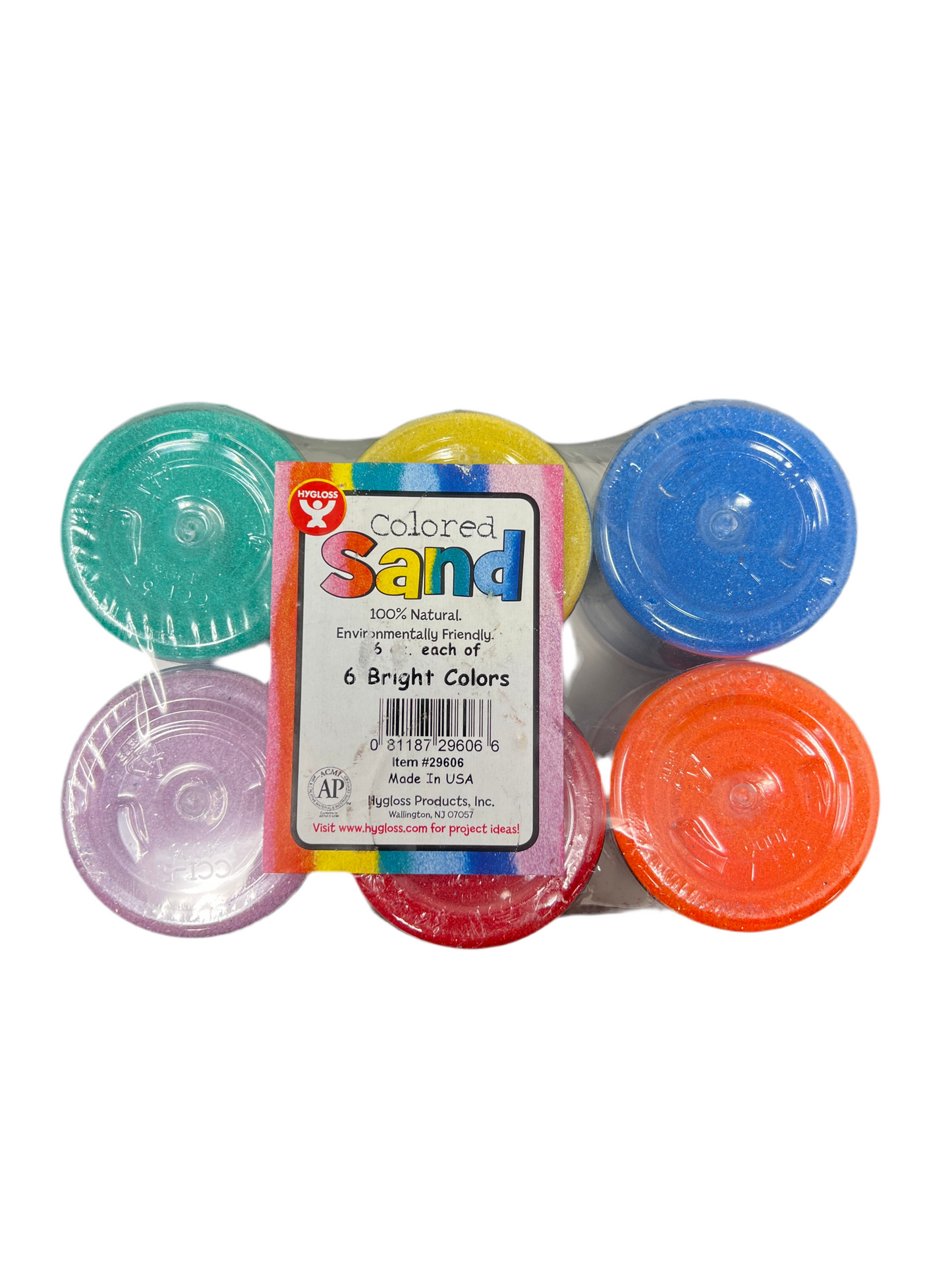 COLORED SAND 6OZ 6 COLORS