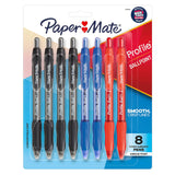 PROFILE BALLPOINT 1.0MM 8CD ASST