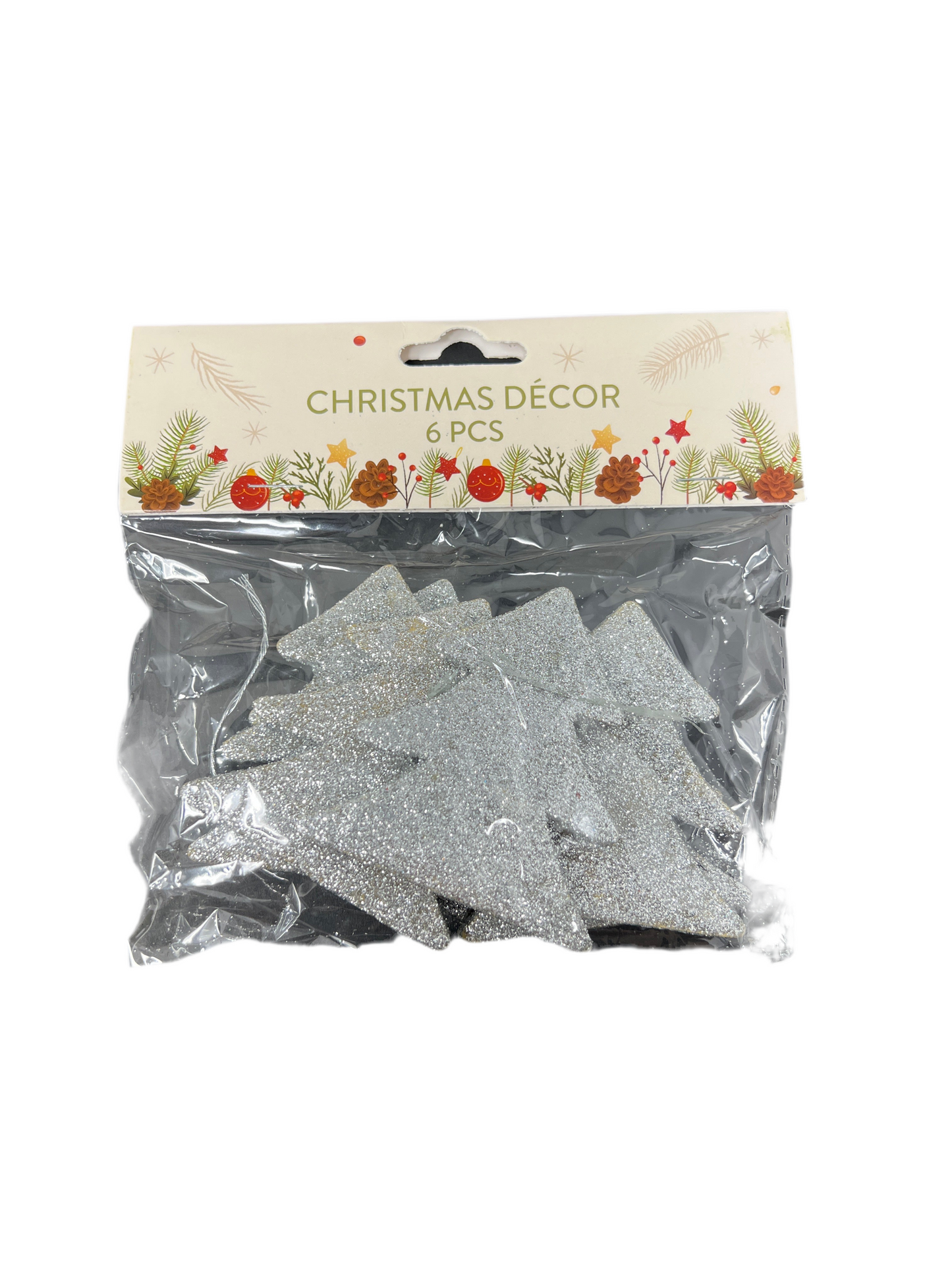 CHRISTMAS TREE FOAM HANGER 6PCS