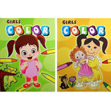 GIRL COLORING BOOK ASST