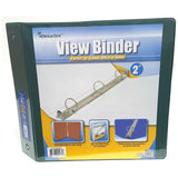 HARD VIEW BINDER 2" GREEN
