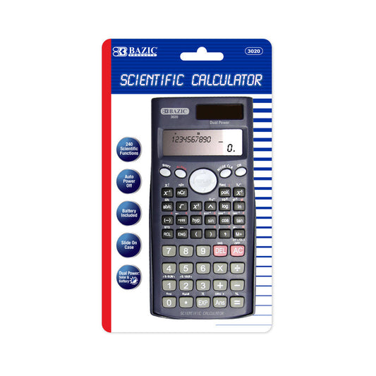 SCIENTIFIC CALCULATOR 240 FUNCTION BLACK