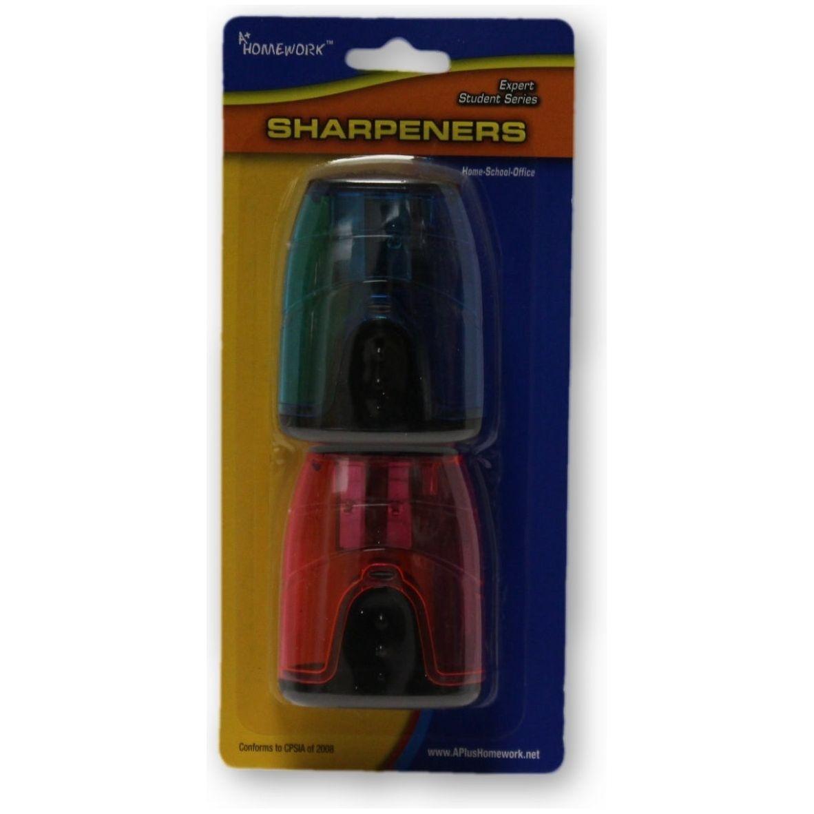 TWO SHRPENERS W RECEPTACLES