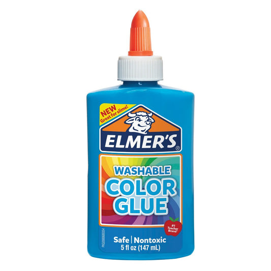 OPAQUE WASHABLE COLOR GLUE BLUE 5OZ