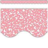 COMPOSITION PINK SCALLOPED BORDER TRIM
