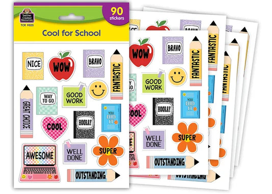 COOL FOR SCHOOL STICKERS