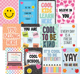 COOL FOR SCHOOL POSITIVE SAYINGS SMALL POSTER PACK