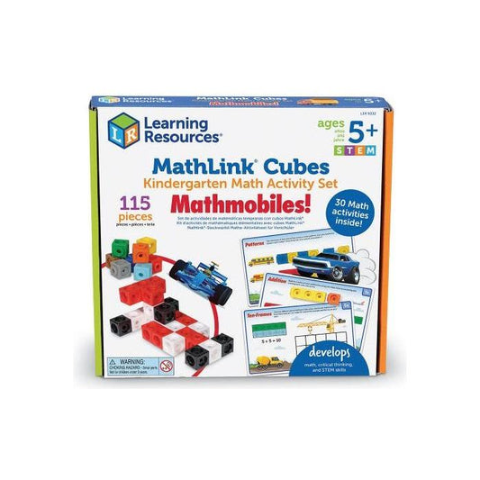 CUBES KINDERGARTEN MATH ACTIVITY SET: MATHMOBILES!