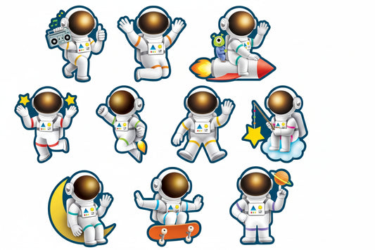 Outer Space Crew Astronauts Accents