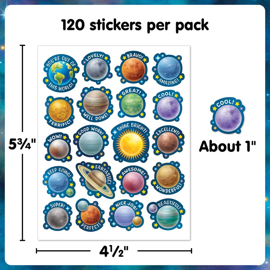 Positive Planets Stickers