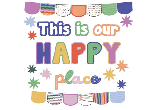 Color Crush This Is Our Happy Place Mini Bulletin Board