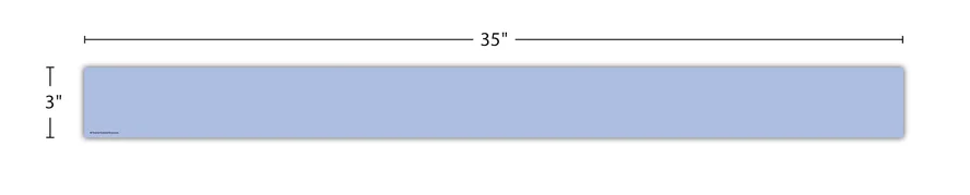 Light Blue Crush Straight Border Trim