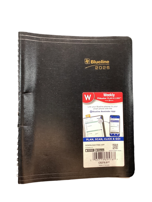 WEEKLY PLANNER BLK