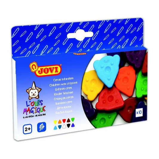 BEAR WAX CRAYONS (10 PCS)