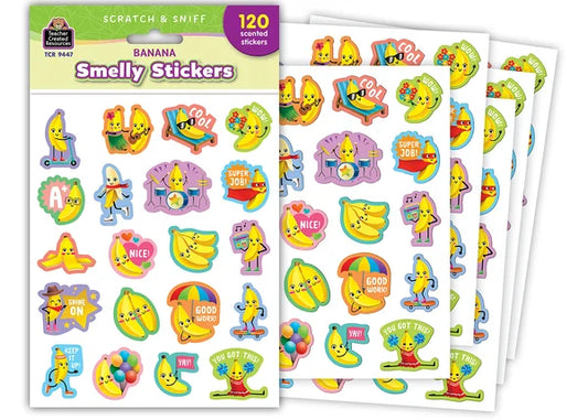 BANANA SMELLY STICKERS